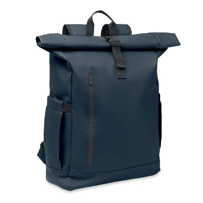 25 x Custom Branded Roll Top Backpacks - Eco Friendly Backpack - Image 3