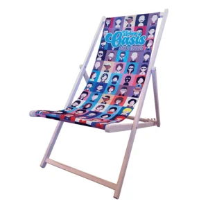 5 x Custom Printed Deckchairs - Perfect Merchandise For Outdoor Events UK