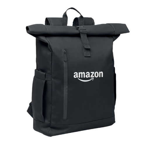 25 x Custom Branded Roll Top Backpacks - Eco Friendly Backpack