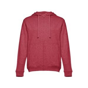 THC AMSTERDAM II. Men's hoodie in cotton and polyester with full zip