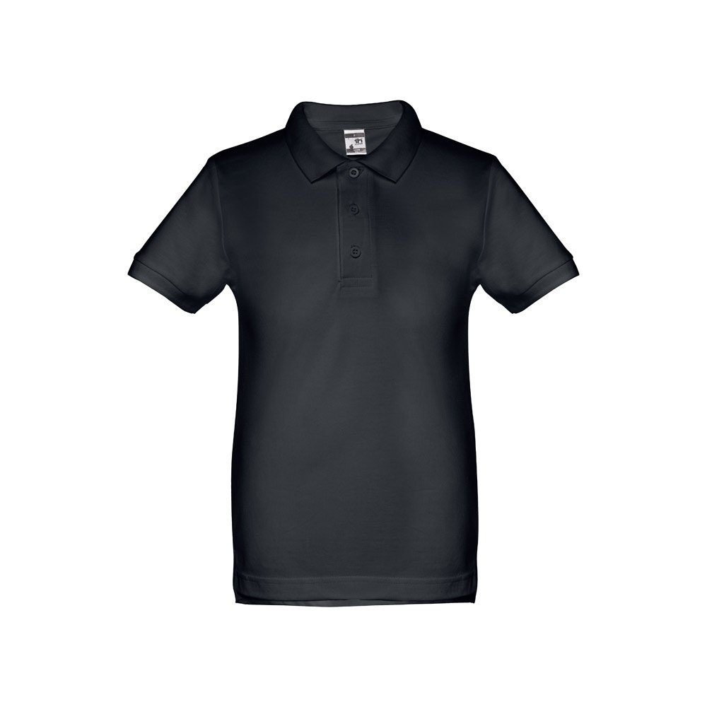 THC ADAM KIDS II. Kids short-sleeved 100% cotton piqué polo shirt unisex)