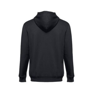 THC AMSTERDAM. Men's hoodie in cotton and polyester with full zip