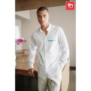 THC PARIS WH. Men's long-sleeved shirt. White