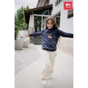 THC DELTA KIDS. Kid's sweatshirt in recycled cotton and polyester