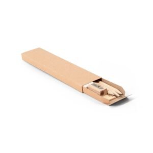 GEOFFREY. Versatile writing set consisting of pencil, sharpener, eraser and ruler