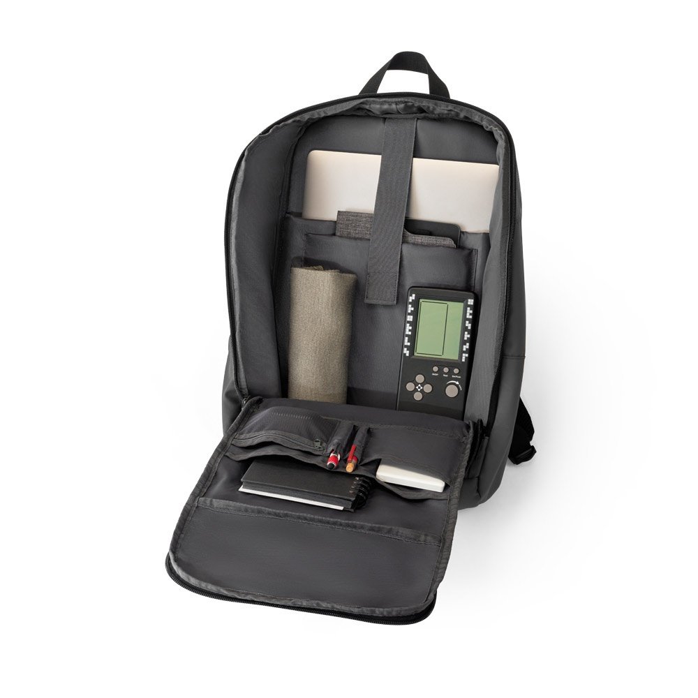 TOULON. 600D recycled polyester high-density water-resistant notebook backpack 16"