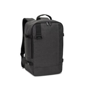CIES. Backpack made from high-density 600D recycled polyester, meeting airline size requirements