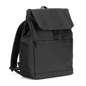 AZORES BAG. PU laptop backpack (16"), with a flap covering all compartments