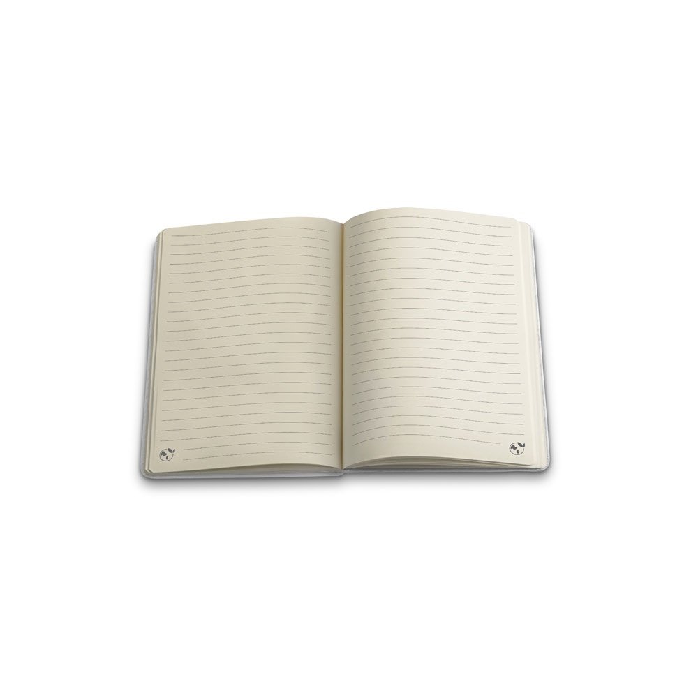 ANNE SUB. A5 notebook in recycled polyester (100% rPET) 300D, ideal for sublimation personalisation