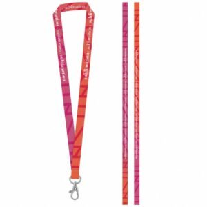 BRIGHTON S. Printed sample of SET Lanyard SUBLIMATION Long II (20 mm) with Hook Trigger Snap 20 mm