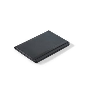 BRAM. PU passport holder with an elasticated closure and multiple pockets