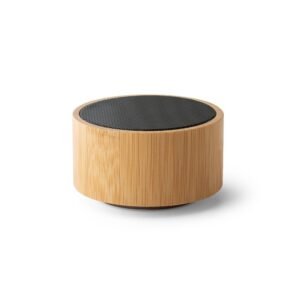 ARBER. Portable 3W speaker with 4h battery life in bamboo and recycled ABS (100% rABS)