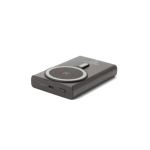 WRIGHT 10. Magnetic power bank with super-fast charging in recycled aluminum and recycled ABS 10'000 mAh