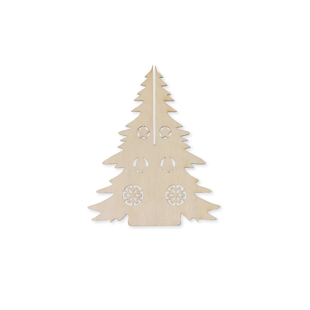 PINERY. Collapsible wooden Christmas tree to colour