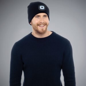Beanie Hat With Rechargeable Light