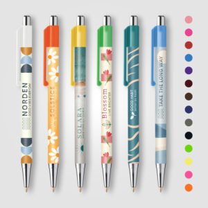 Astaire Plastic Chrome Trim Slimline Pen