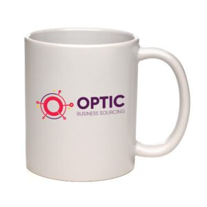 Cambridge White Gloss Finish Mug