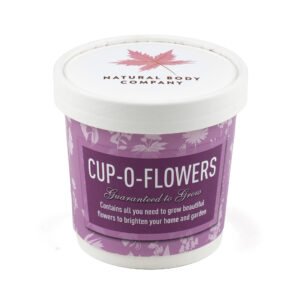 Branded White Cup-O-Flowers Grow Kit