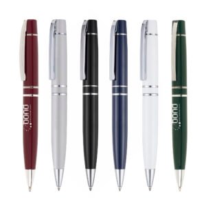 Duke Hinged Clip Ball Pen