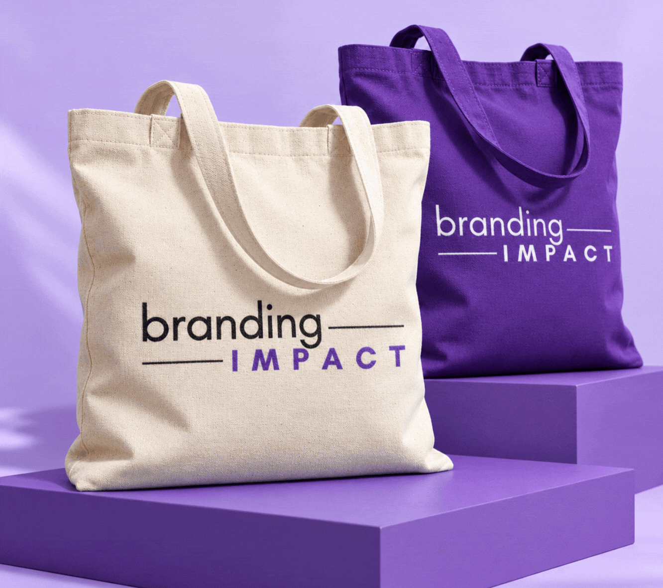 branded tote bag