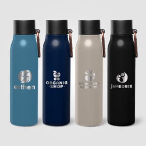 Strata Recycled Stainless Steel Carabiner Vacuum Bottle – 550ml